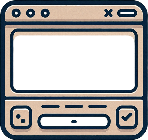 a basic empty ui popup. #c2b280 background.