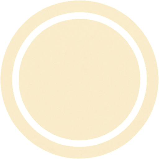 empty circle with thick white border