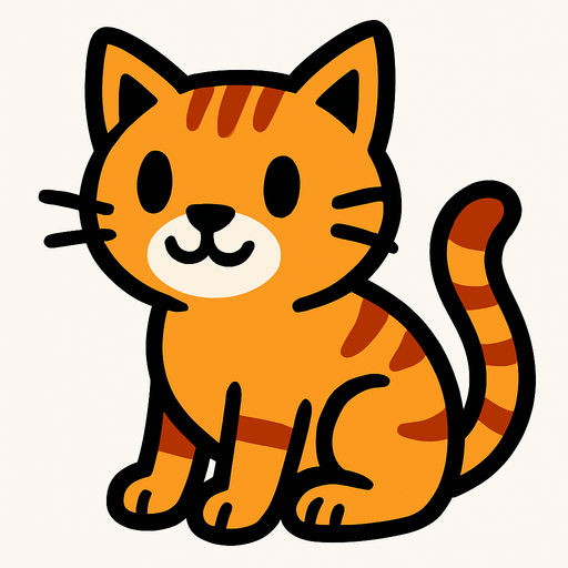 Gato.
In-Game asset.  2d.  High contrast.  No shadows