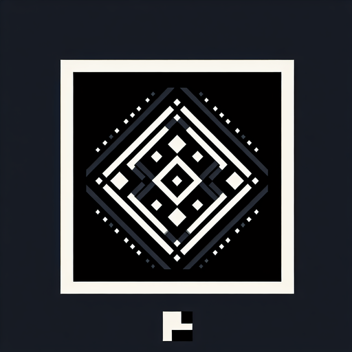 A square with a diamond pattern and a think blackborder.
Single Game Texture. In-Game asset. 2d. Blank background. High contrast. No shadows.