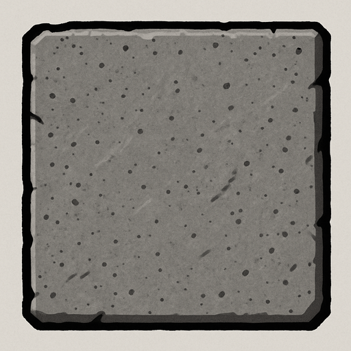gray cement.
In-Game asset.  2d.  High contrast.  No shadows