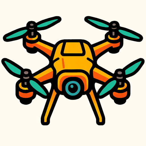 dron.
In-Game asset.  2d.  High contrast.  No shadows