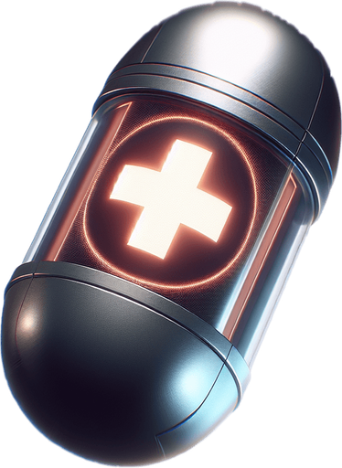 a health powerup capsule