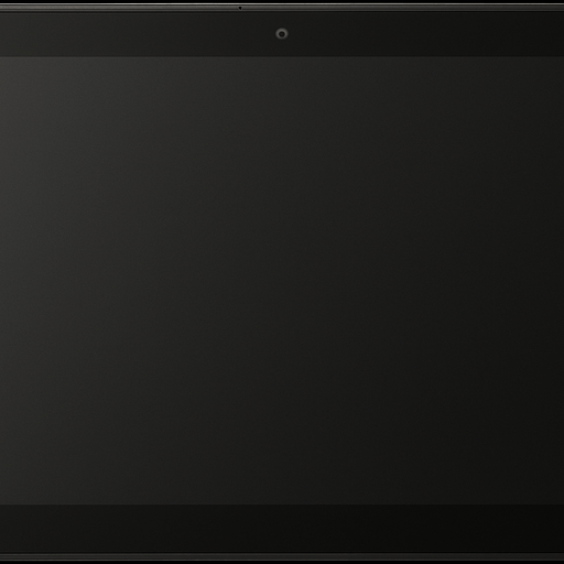 Apply keystone correction to the tablet's appearance to make it look like a real head-on view