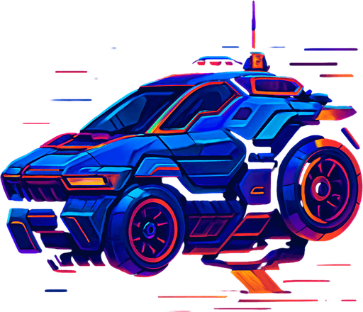 Police cyber flying Ship assets without 'police' text, Cyberpunk, Abstract, Futuer, HD colors, Different colors. Horizontal. seen from a side.
In-Game asset.  2d.  High contrast.  No shadows