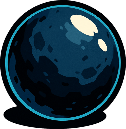 gülle.
In-Game asset.  2d.  High contrast.  No shadows