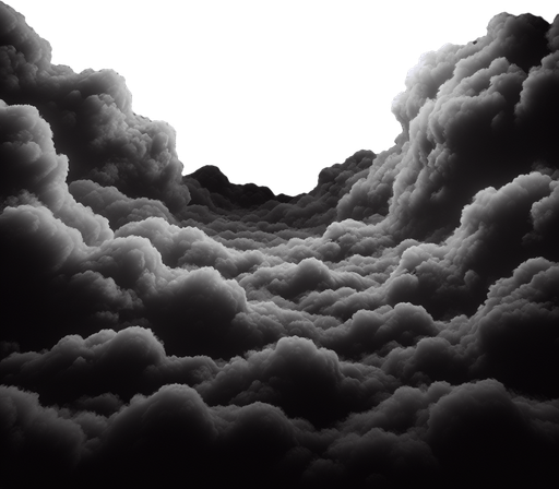 Очень темный фон с облаками и луной реалистичная графика.
Single Game Texture. In-Game asset. 2d. Blank background. High contrast. No shadows.