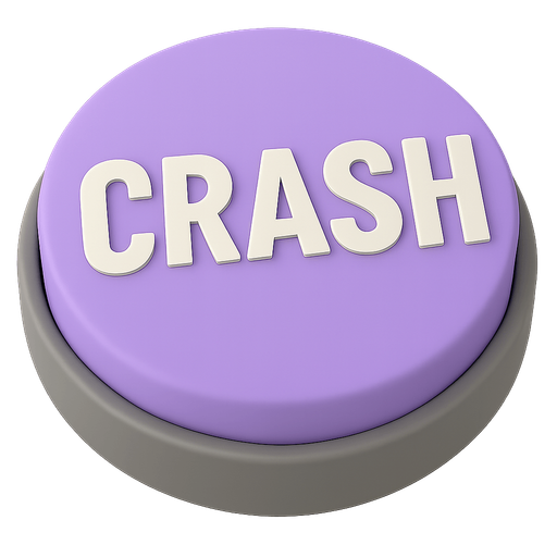 birebir aynısı sadece HI_HAT yerine CRASH yazsın ve butonunun rengi açık mor lila olsun.  Transparent background. Blank background.