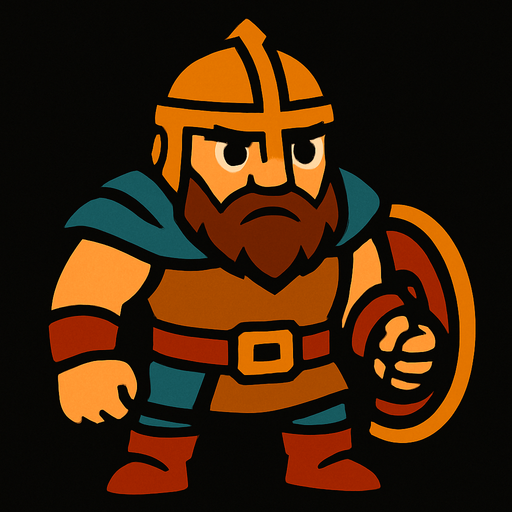 add dungeon hero with no sword.
In-Game asset.  2d.  High contrast.  No shadows