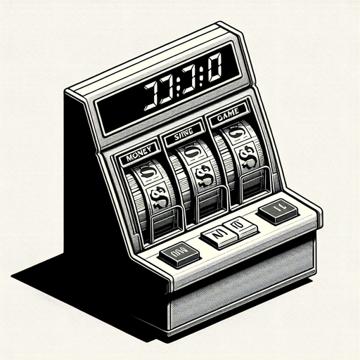 moneyCounterDisplay.
Single Game Texture.  In-Game asset.  2d.  Blank background.  High contrast.  No shadows