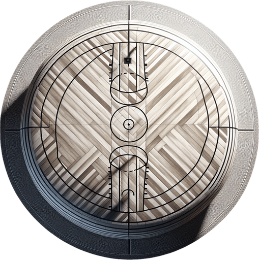 basketball tube tube. view from the top. seen from above.
Single Game Texture. In-Game asset. 2d. Blank background. High contrast. No shadows.