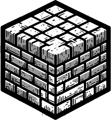 bricks should be like rgb color and without background.
Single Game Texture. In-Game asset. 2d. Blank background. High contrast. No shadows.