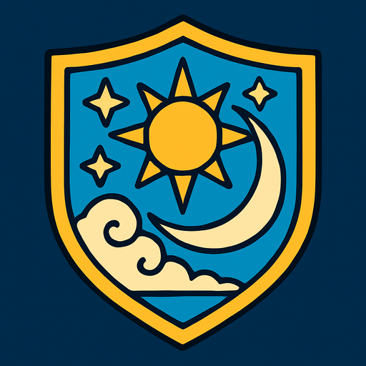 escudo celestial.
In-Game asset.  2d.  High contrast.  No shadows