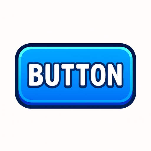 Bouton bleu.
In-Game asset.  2d.  High contrast.  No shadows