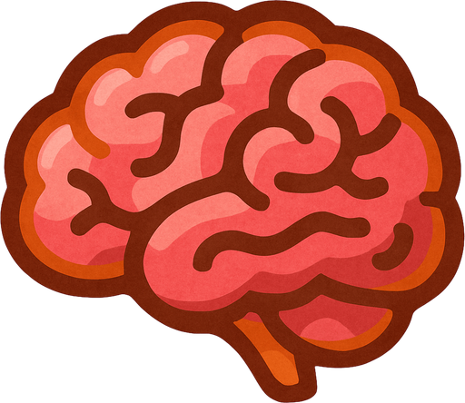 beyine benzeyen ve arkası siyah olmayan oyunda garip durmayan bir parça olsun.
In-Game asset.  2d.  High contrast.  No shadows