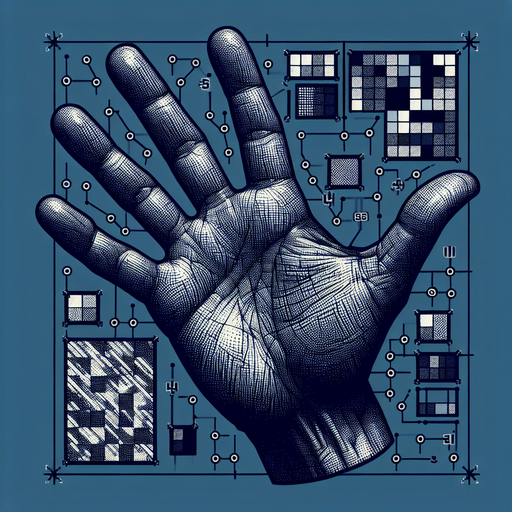 hand.
Single Game Texture. In-Game asset. 2d. Blank background. High contrast. No shadows.