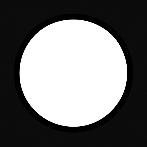 A white ball.
In-Game asset.  2d.  High contrast.  No shadows