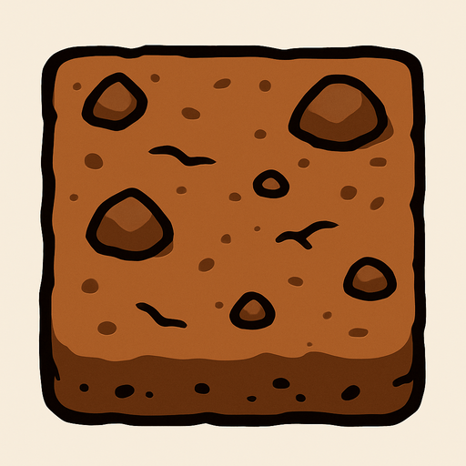 Bir dirt tasarla.
In-Game asset.  2d.  High contrast.  No shadows