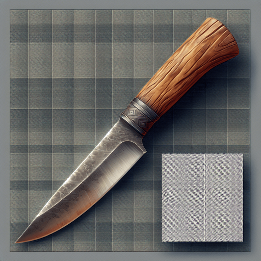 日本の包丁.
Single Game Texture. In-Game asset. 2d. Blank background. High contrast. No shadows.