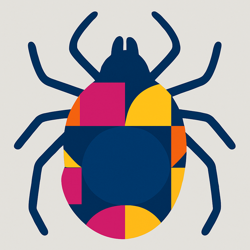 Crop to shape of a tick bug