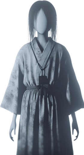 Ghost girl, scary, horror movie, full body, Japanese ghost, 
Single Game Texture. In-Game asset. 2d. Blank background. High contrast. No shadows.