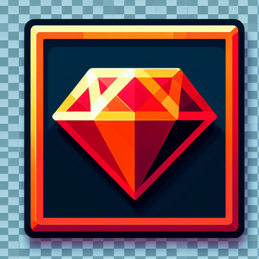 Simple flat icon, 200x200pixels, one bright color diamond with border. No shadows, top down view, transparent background.
Single Game Texture. In-Game asset. 2d. Blank background. High contrast. No shadows.
