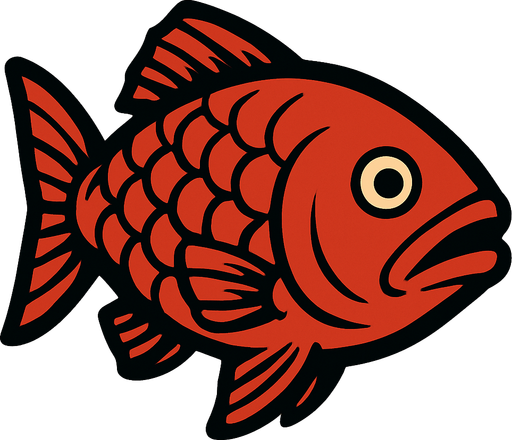 big fish.
In-Game asset.  2d.  High contrast.  No shadows