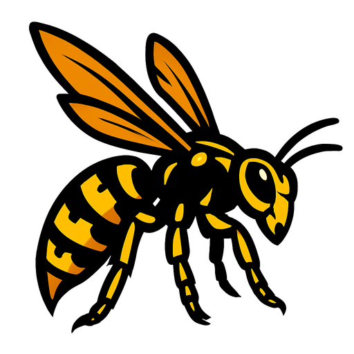 Wasp.
In-Game asset.  2d.  High contrast.  No shadows