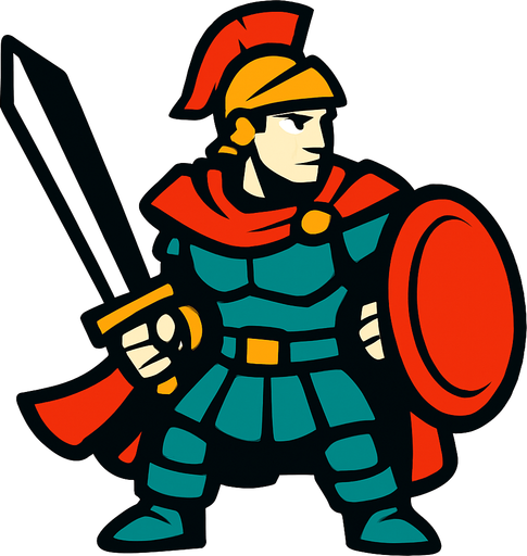 hero.
In-Game asset.  2d.  High contrast.  No shadows