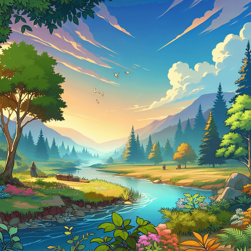 guzel doga guzel arka plan.
Single Game Texture.  In-Game asset.  2d.  Blank background.  High contrast.  No shadows