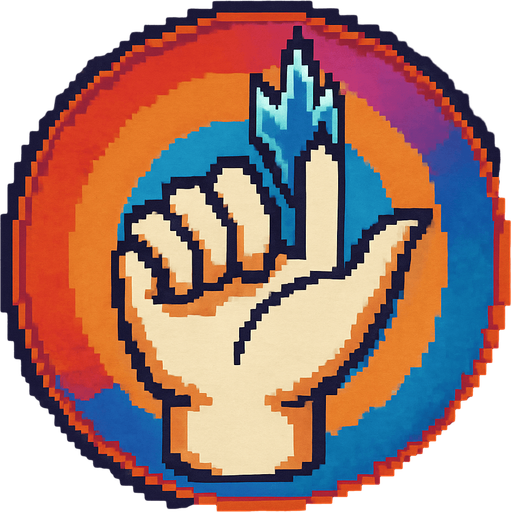 A retro pixel style, colourful, RPG style.