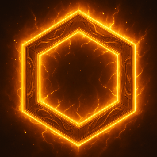 A version of this frame that symbolizes that this button has boosted / improved power