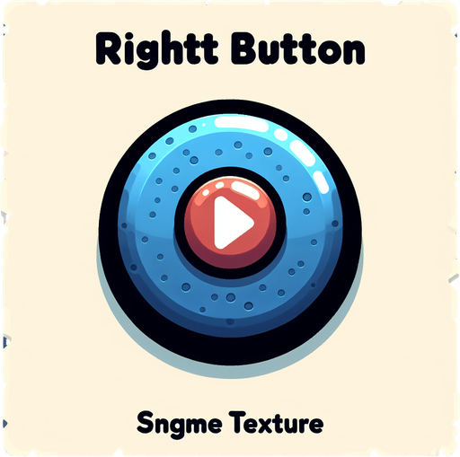 Right button.
Single Game Texture. In-Game asset. 2d. Blank background. High contrast. No shadows.