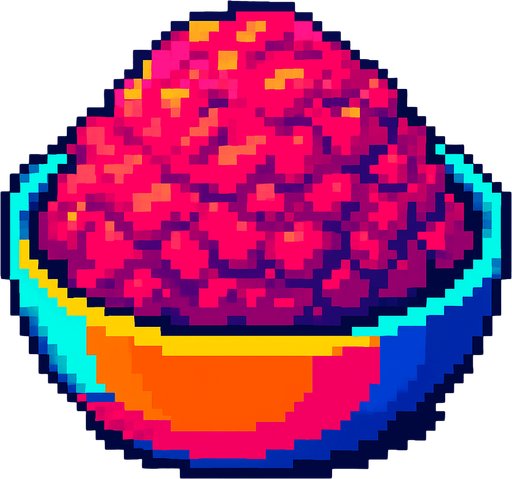 A ball of ground fish in a bowl.