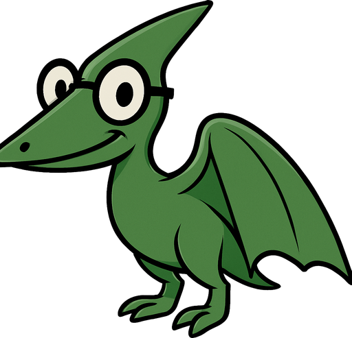 Same dinosaur but with wings down