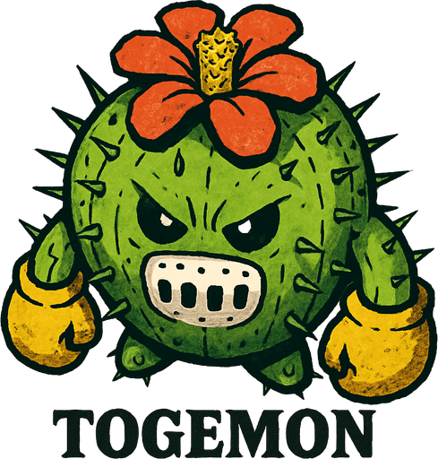Togemon, visto desde arriba, calidad y detalles altamente épicos.
In-Game asset.  2d.  High contrast.  No shadows