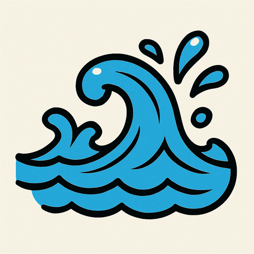 Water.
In-Game asset.  2d.  High contrast.  No shadows