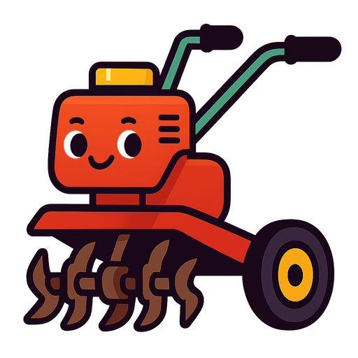 Auto Tiller.
In-Game asset.  2d.  High contrast.  No shadows