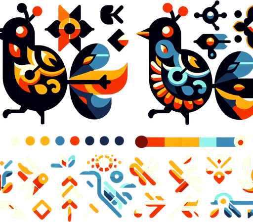 Bird.
Single Game Texture. In-Game asset. 2d. Blank background. High contrast. No shadows.