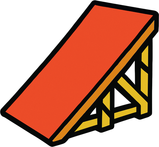 Ramp.
In-Game asset.  2d.  High contrast.  No shadows