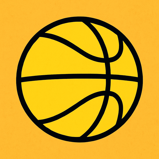 Bana 2d basketbol topu yap sarı renkli olsun.
In-Game asset.  2d.  High contrast.  No shadows