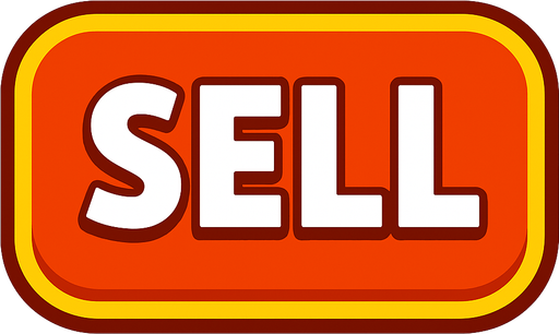 sell button.
In-Game asset.  2d.  High contrast.  No shadows