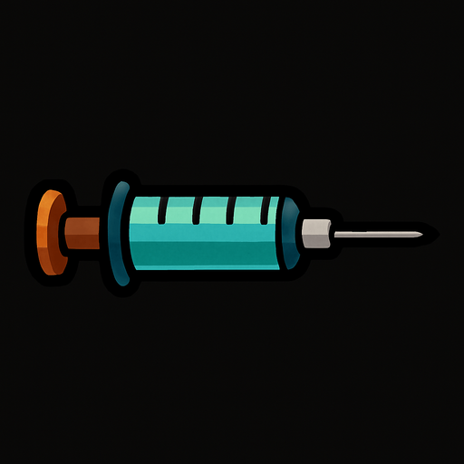 horizontal needle.
In-Game asset.  2d.  High contrast.  No shadows