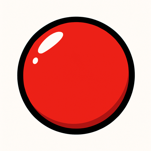 redBall.
In-Game asset.  2d.  High contrast.  No shadows