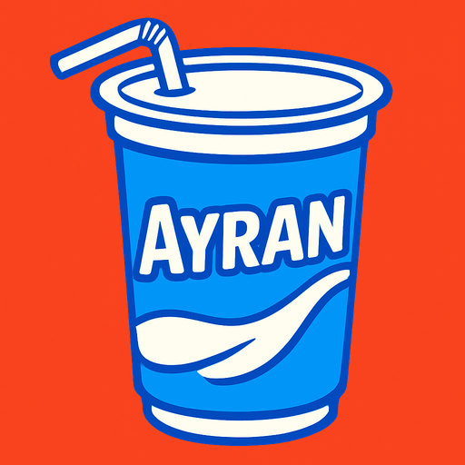 ayran.
2d.  High contrast.  No shadows