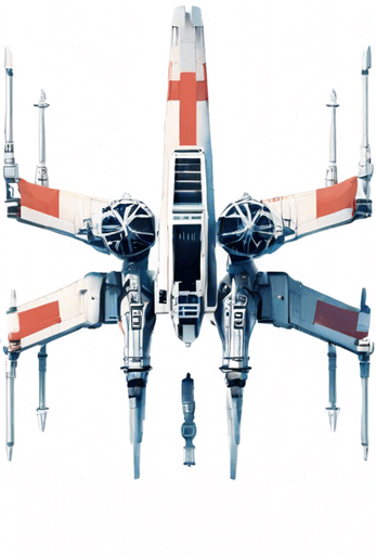 The same ship but with only 2 wings and no background