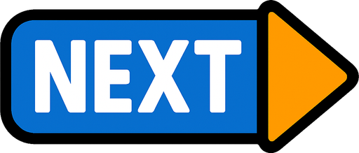 next button , no background.
In-Game asset.  2d.  High contrast.  No shadows