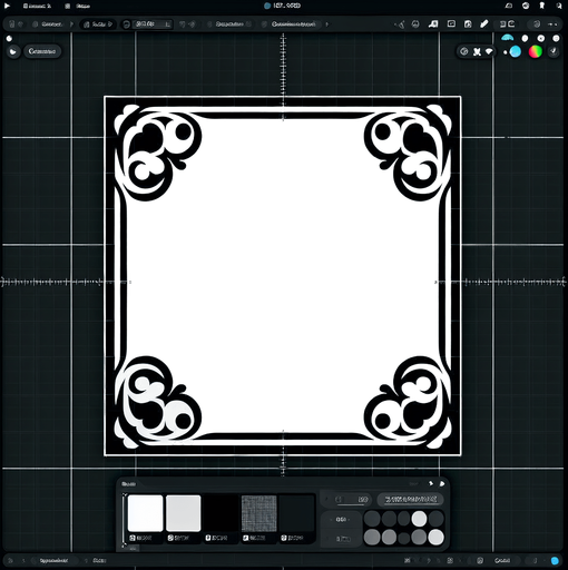White rectangle, curved corners. Small black border. Simple, modern. Aspect ratio 1550 * 2500..
Single Game Texture. In-Game asset. 2d. Blank background. High contrast. No shadows.