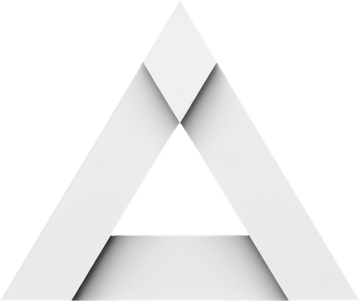 white triangle.