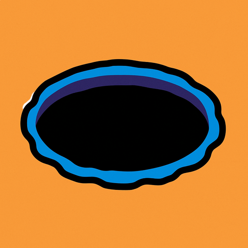 hole.
In-Game asset.  2d.  High contrast.  No shadows